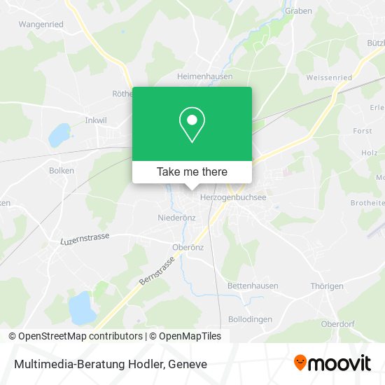 Multimedia-Beratung Hodler map