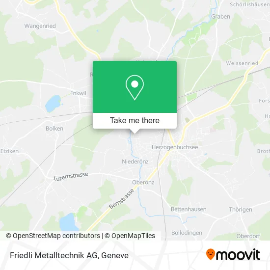Friedli Metalltechnik AG map