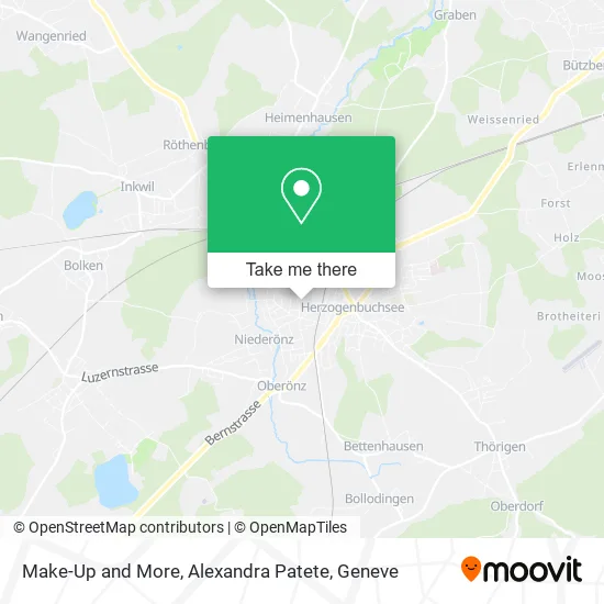 Make-Up and More, Alexandra Patete map