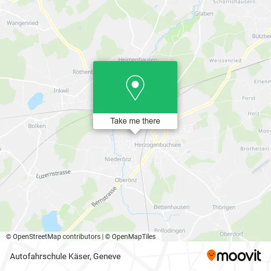 Autofahrschule Käser map