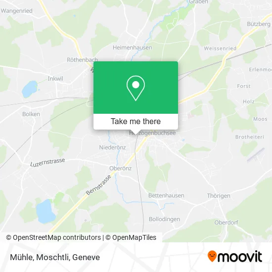 Mühle, Moschtli map
