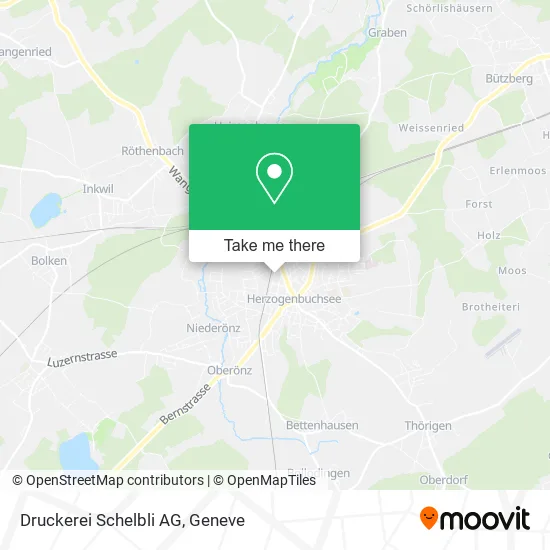 Druckerei Schelbli AG map