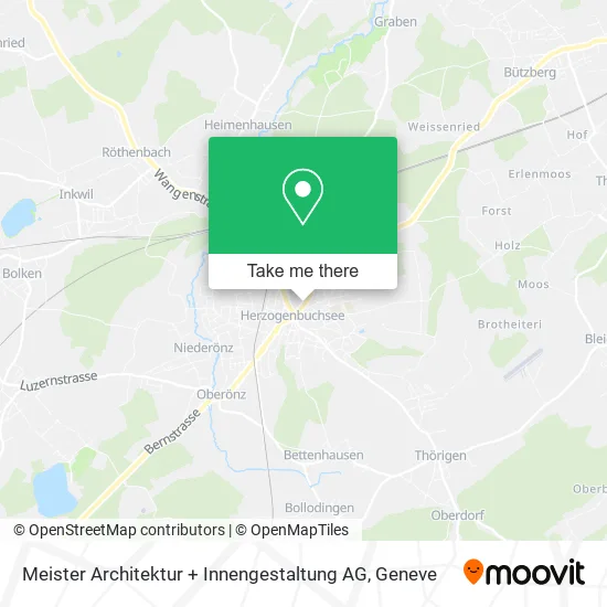 Meister Architektur + Innengestaltung AG map
