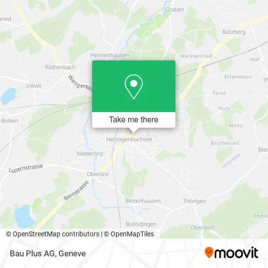 Bau Plus AG map
