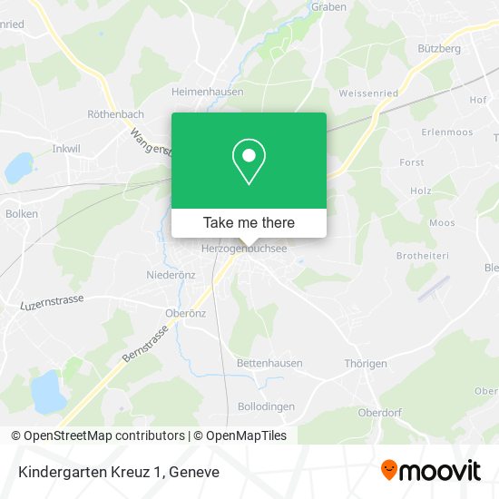 Kindergarten Kreuz 1 map