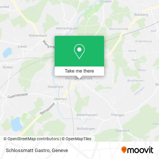 Schlossmatt Gastro map