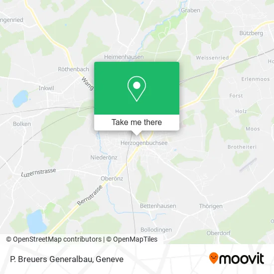 P. Breuers Generalbau map