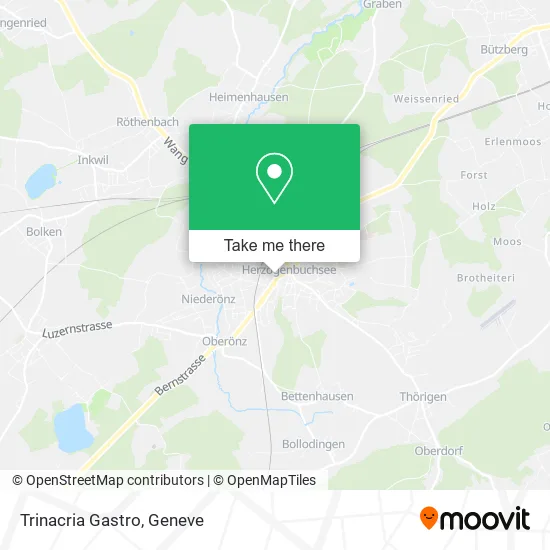 Trinacria Gastro map