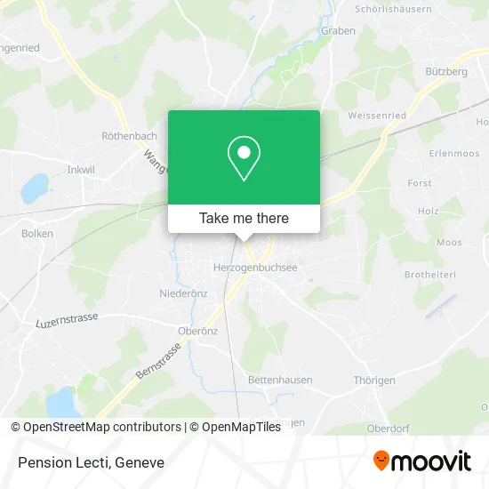 Pension Lecti map