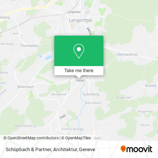 Schüpbach & Partner, Architektur map