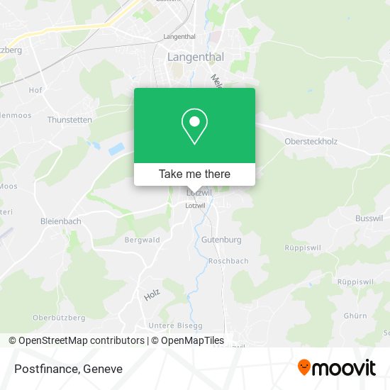 Postfinance map