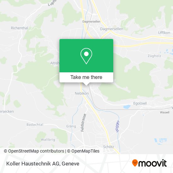 Koller Haustechnik AG map