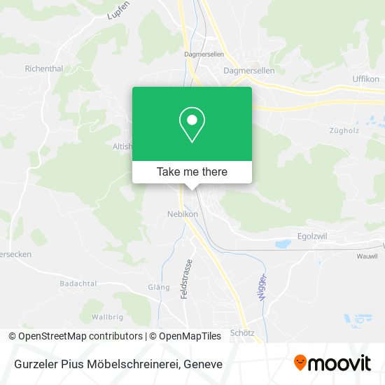 Gurzeler Pius Möbelschreinerei map