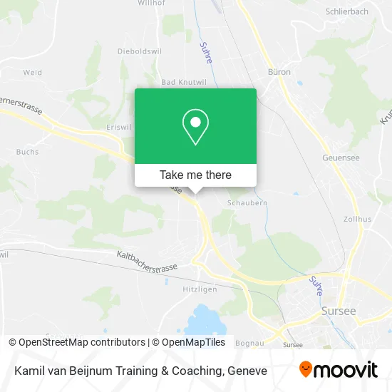 Kamil van Beijnum Training & Coaching map