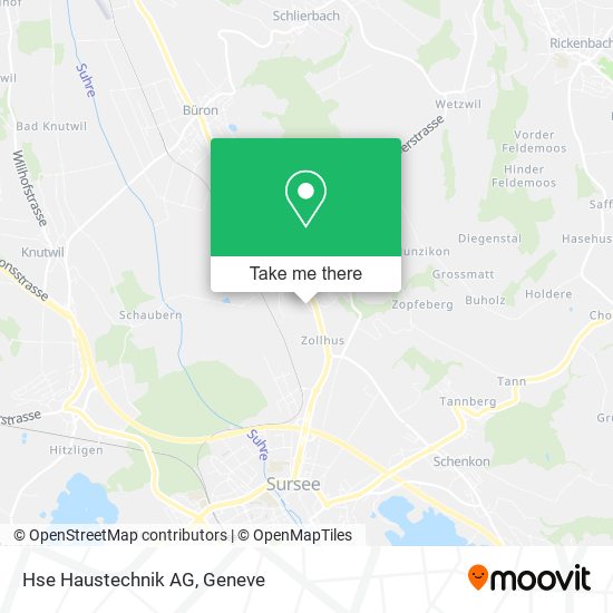 Hse Haustechnik AG map