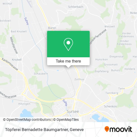 Töpferei Bernadette Baumgartner map