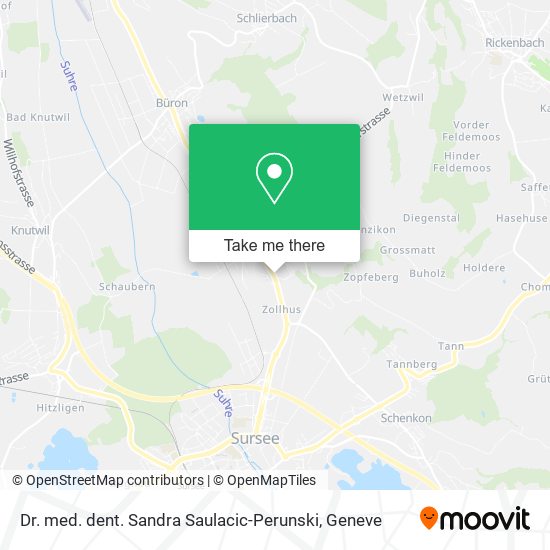 Dr. med. dent. Sandra Saulacic-Perunski map