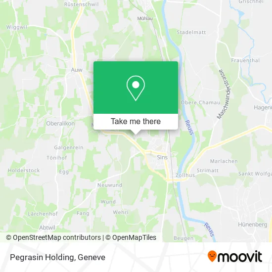 Pegrasin Holding map
