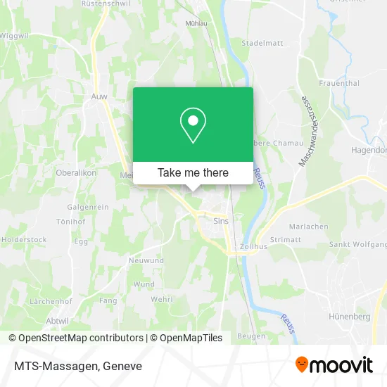 MTS-Massagen map