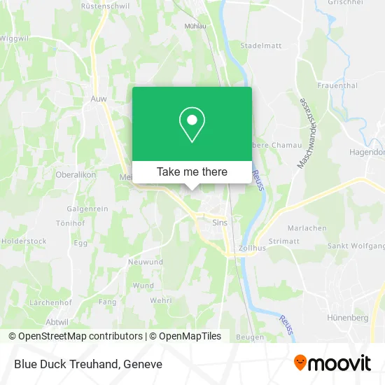 Blue Duck Treuhand map