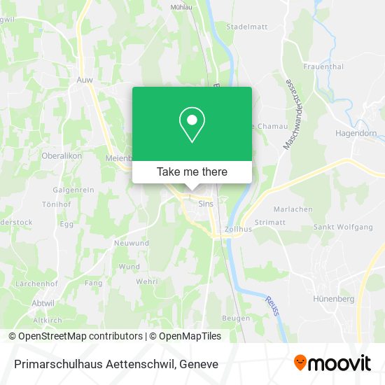 Primarschulhaus Aettenschwil map
