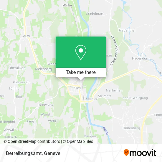 Betreibungsamt map