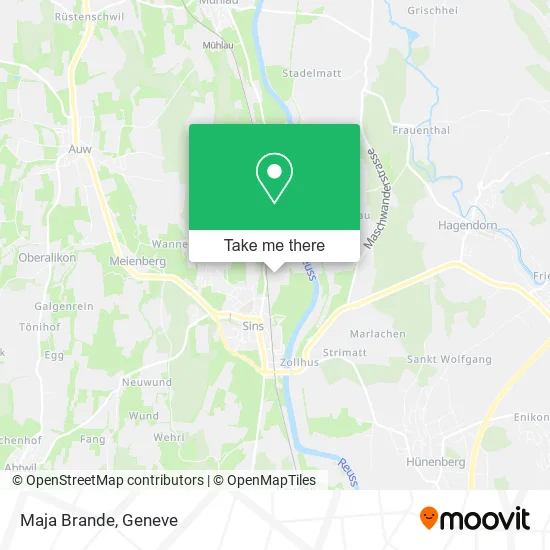 Maja Brande map