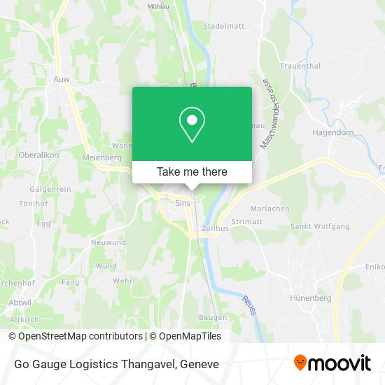 Go Gauge Logistics Thangavel map