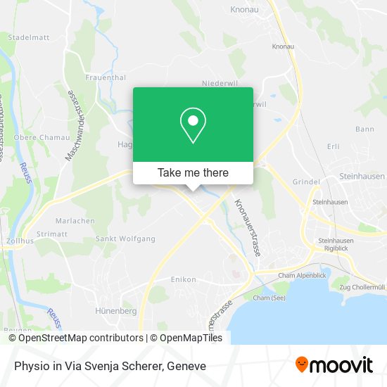 Physio in Via Svenja Scherer map