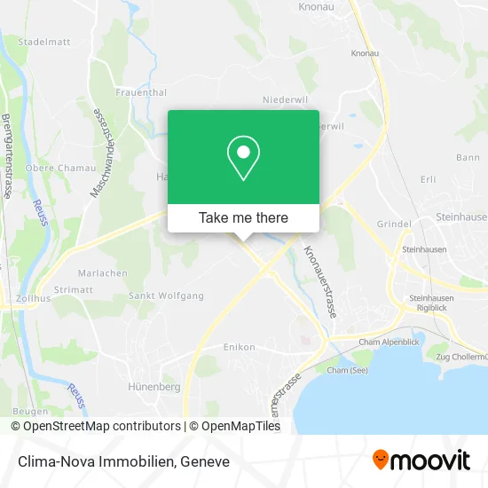 Clima-Nova Immobilien map
