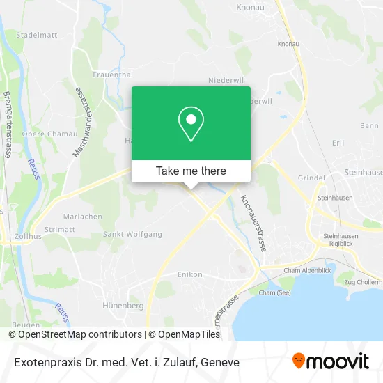 Exotenpraxis Dr. med. Vet. i. Zulauf map