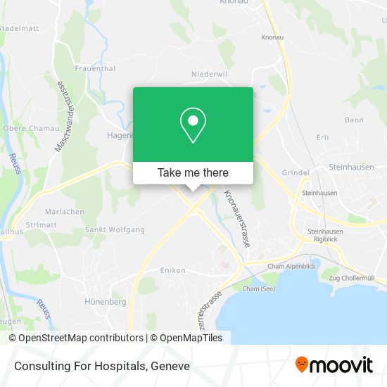 Consulting For Hospitals map
