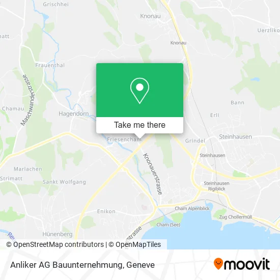 Anliker AG Bauunternehmung map