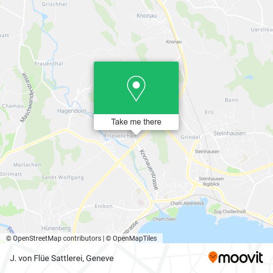 J. von Flüe Sattlerei map