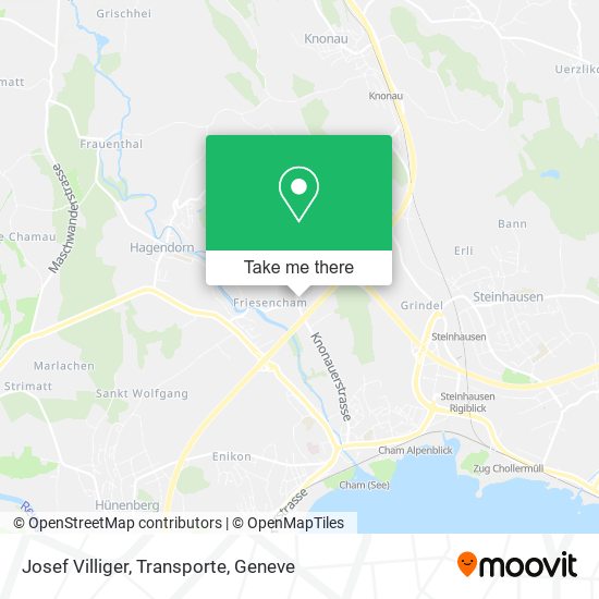 Josef Villiger, Transporte map