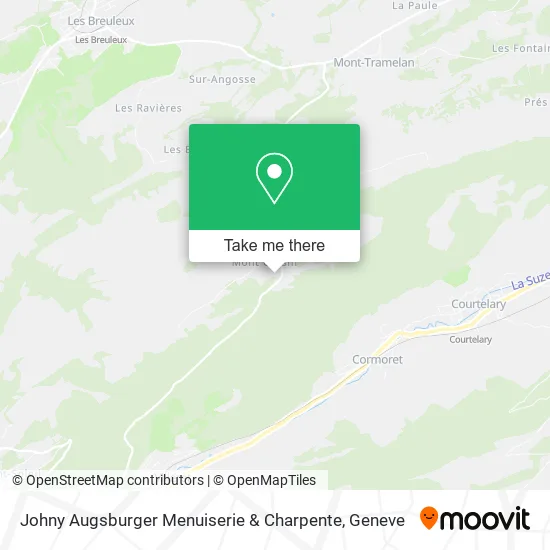 Johny Augsburger Menuiserie & Charpente map