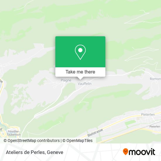 Ateliers de Perles map