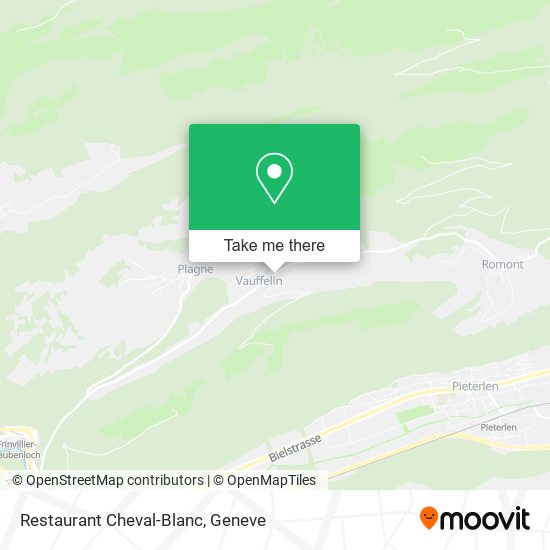 Restaurant Cheval-Blanc map