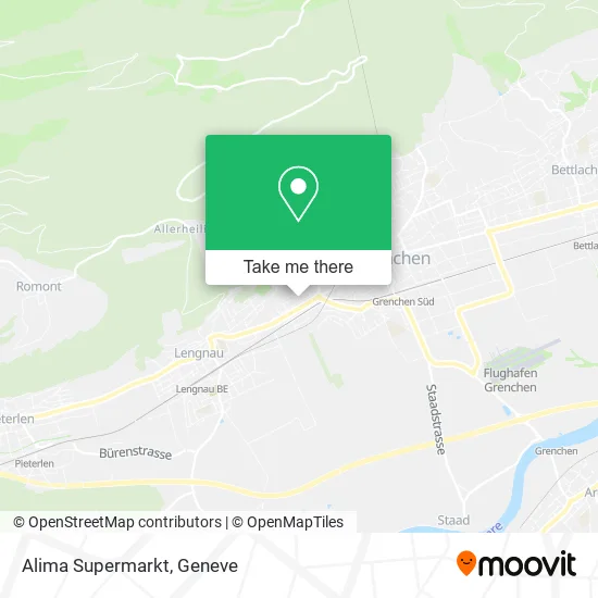Alima Supermarkt map