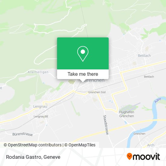 Rodania Gastro map