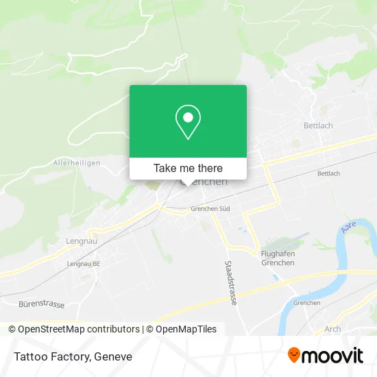 Tattoo Factory map