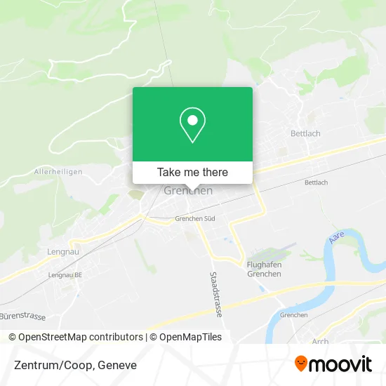 Zentrum/Coop map