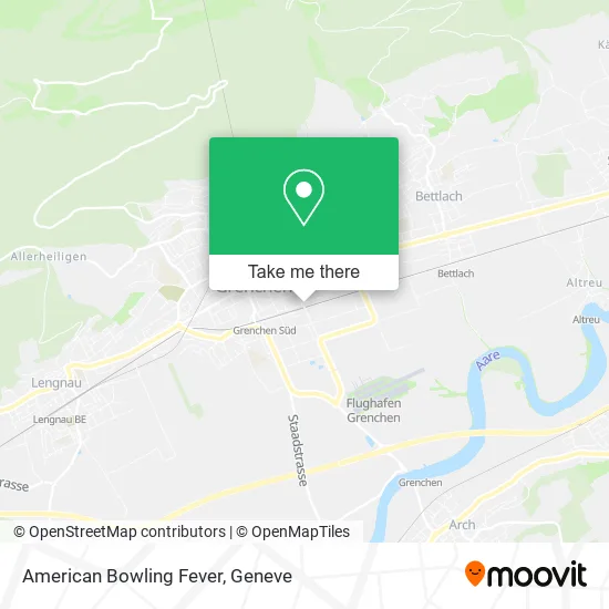 American Bowling Fever map