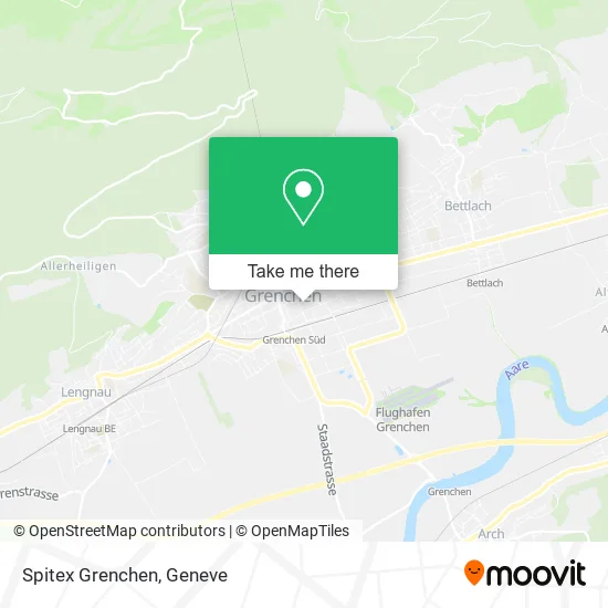 Spitex Grenchen map