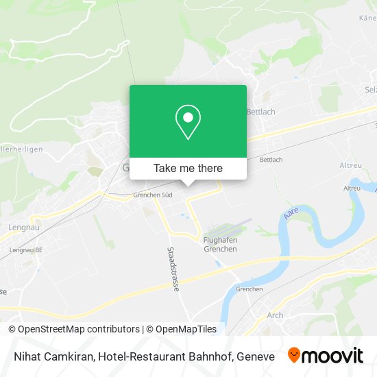 Nihat Camkiran, Hotel-Restaurant Bahnhof plan