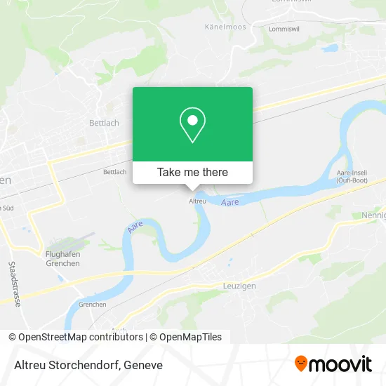 Altreu Storchendorf map