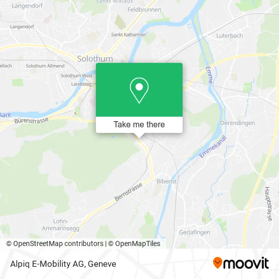 Alpiq E-Mobility AG map