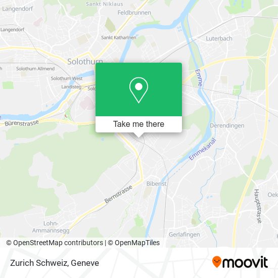 Zurich Schweiz map