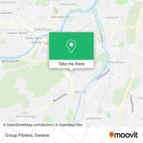 Group Fitness map