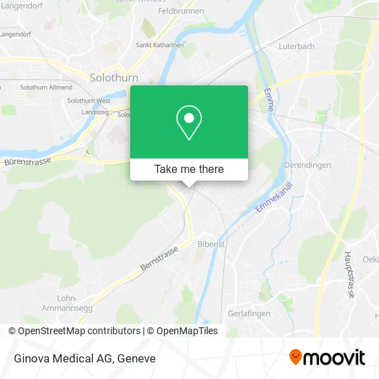 Ginova Medical AG map